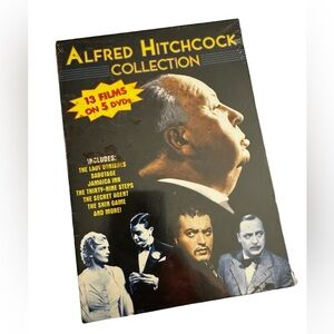 NEW! ALFRED HITCHCOCK Collection 13 films on 5 DVD's NWT gift set Christmas NWT